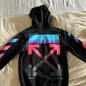 OFF-WHITE VARSITY GRADIENT HOODIE